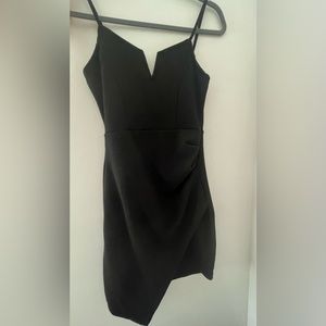 Women’s black dress.